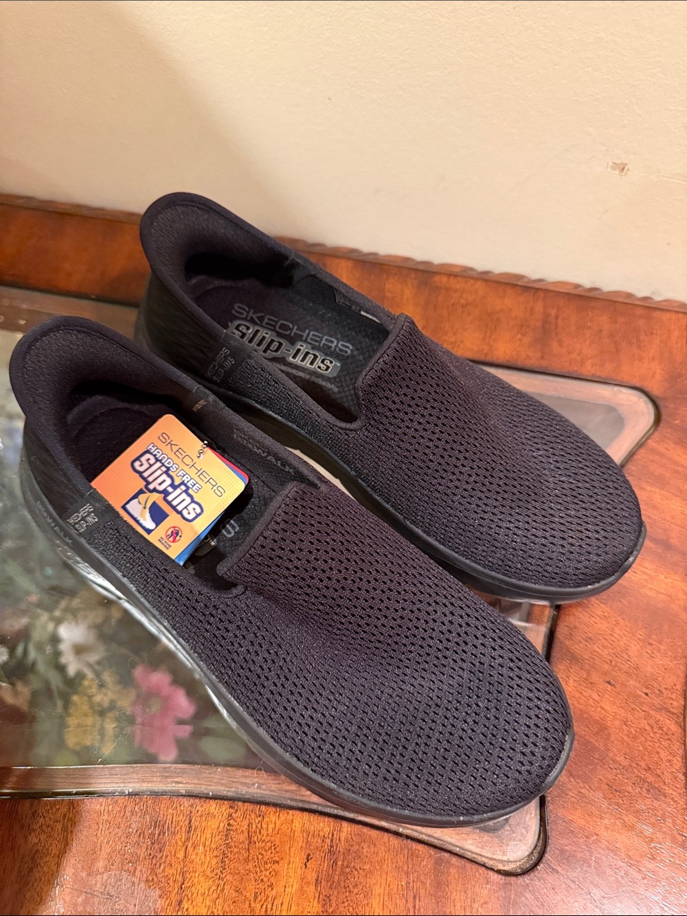 Skechers Black Slip-Ins Breathable Knit Slip-On Loafers